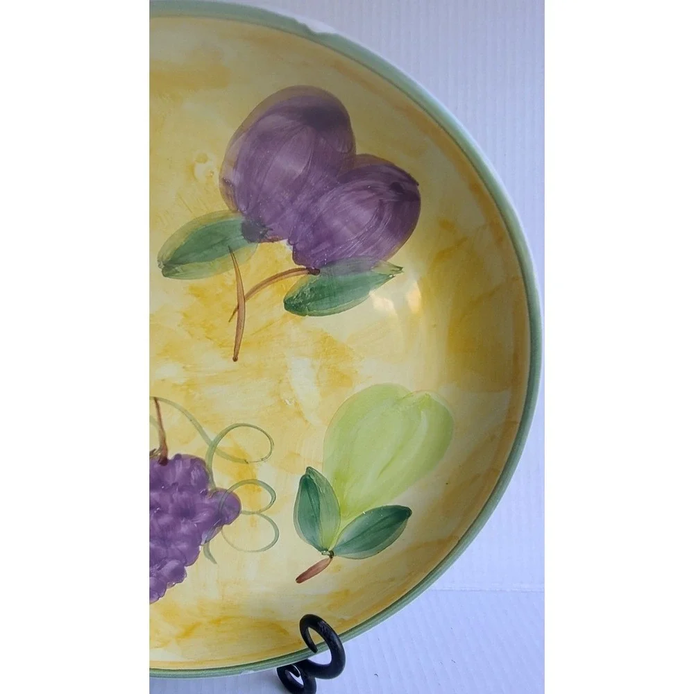 Caleca Italy Frutta Hand Painted Ceramic 11